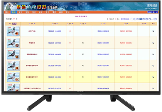銘鴿血統資料管理系統